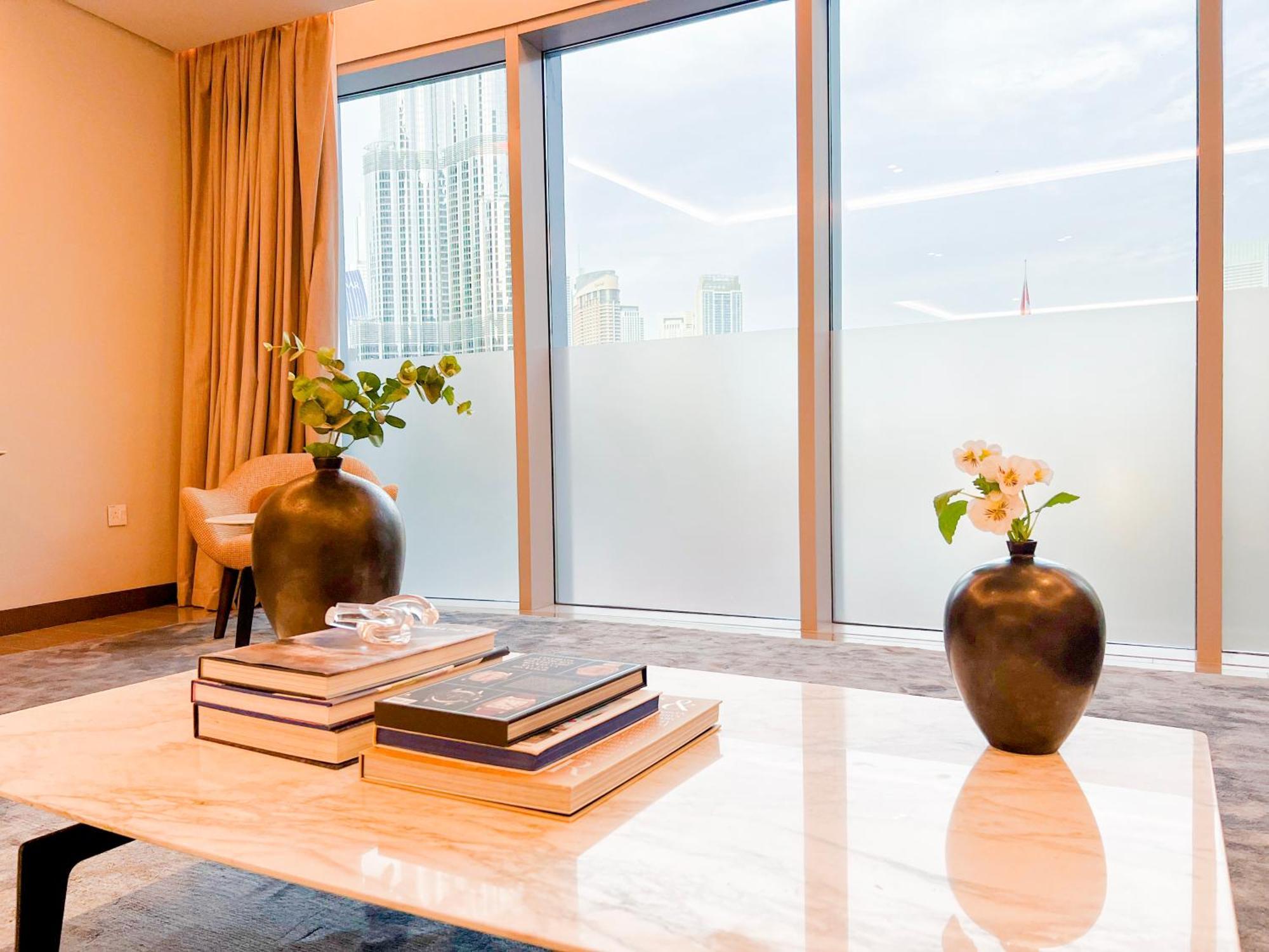 Downtown Luxury - Stunning Burj Khalifa & Sea View - 5 Minutes Walk To Dubai Mall מראה חיצוני תמונה