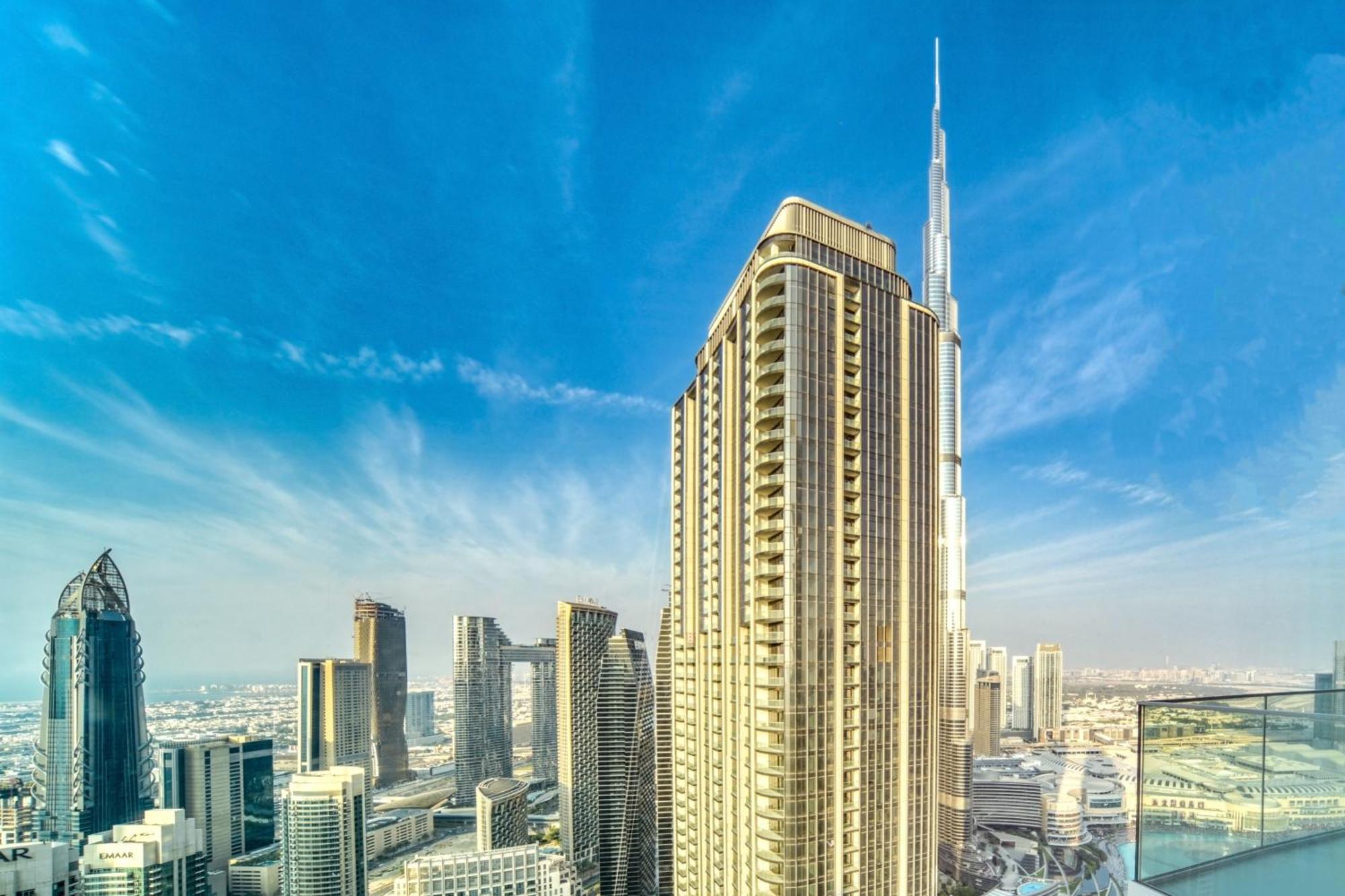 Downtown Luxury - Stunning Burj Khalifa & Sea View - 5 Minutes Walk To Dubai Mall מראה חיצוני תמונה